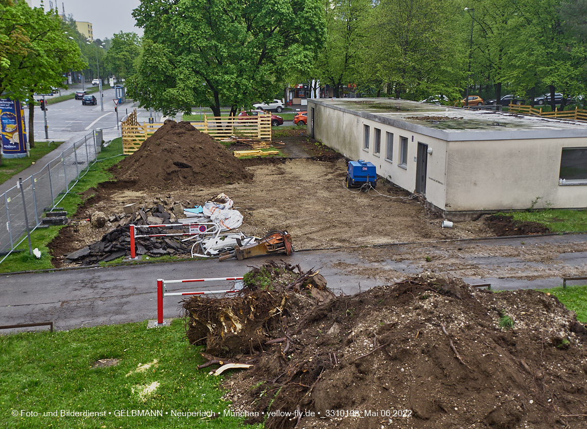 05.05.2022 - Baustelle am Haus für Kinder in Neuperlach